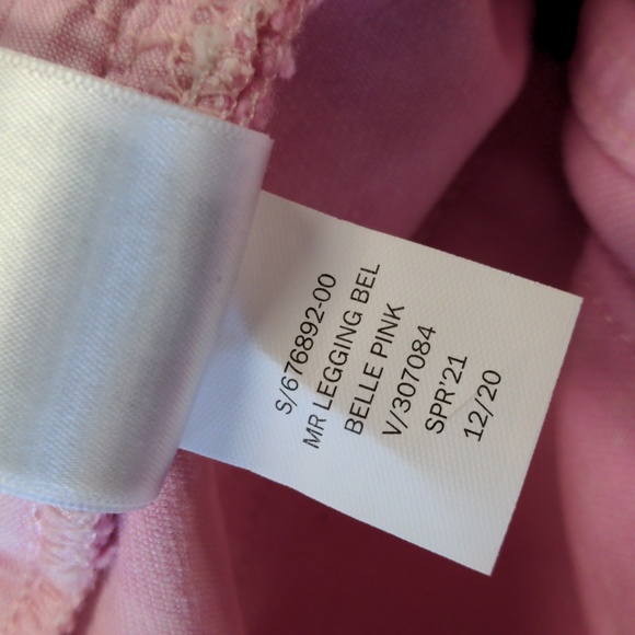 Gap Universal Leggings Belle Pink Denim Size 4/27R - Picture 10 of 11